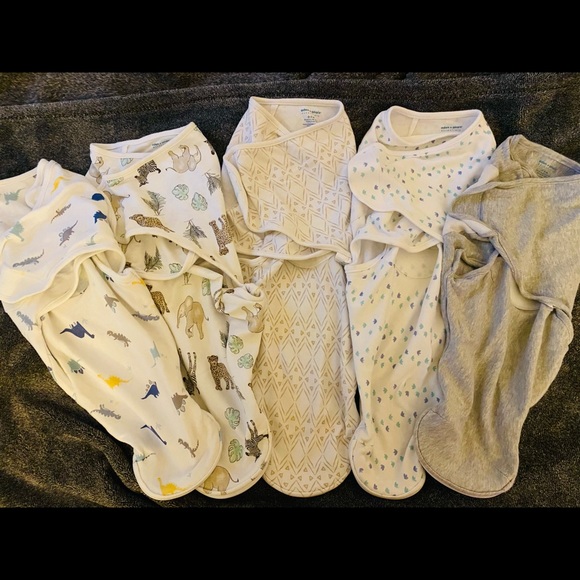 6 Aden and Anais Swaddles 0-3 - Picture 1 of 3